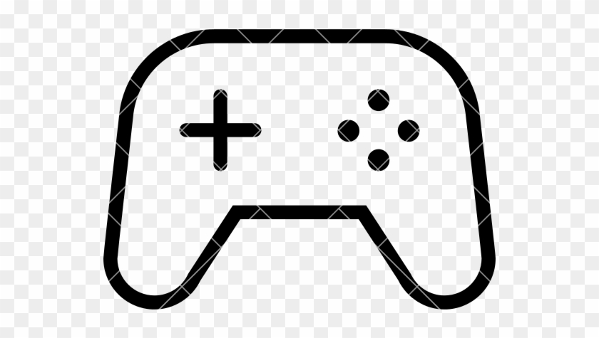 Video Game Controller Vector - Video Game Controller Outline #297674