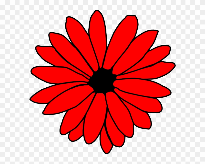 Red Flower - Clip Art Flower #297809