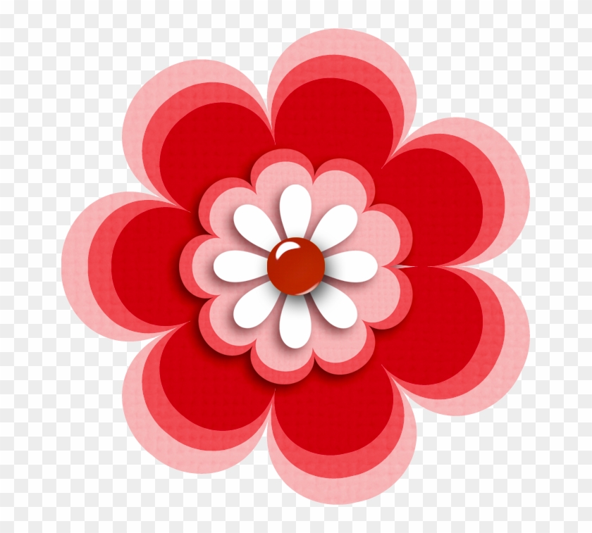 Flower Clipartbutton - Clip Art #298619