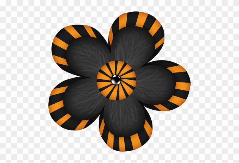Halloween Flower - Halloween Flowers Clip Art #298631