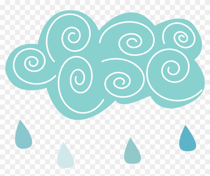 Rain Clouds Clipart For Kids - Cute Rain Clouds Png #298795