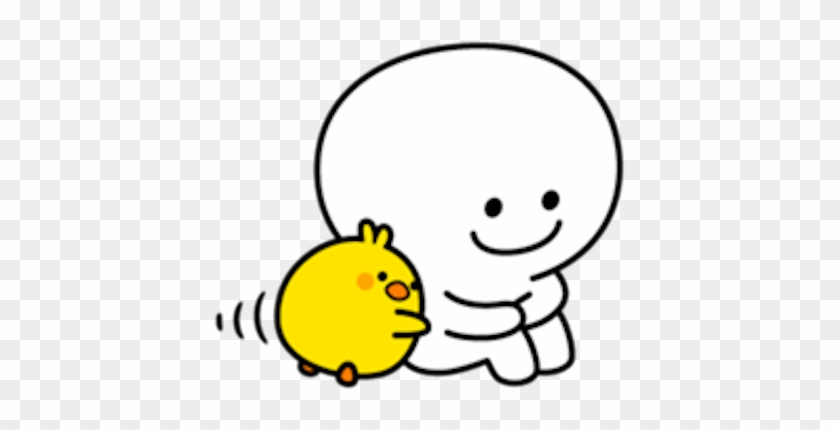 Little Chick And Rabbit Messages Sticker-5 - Telegram #299133