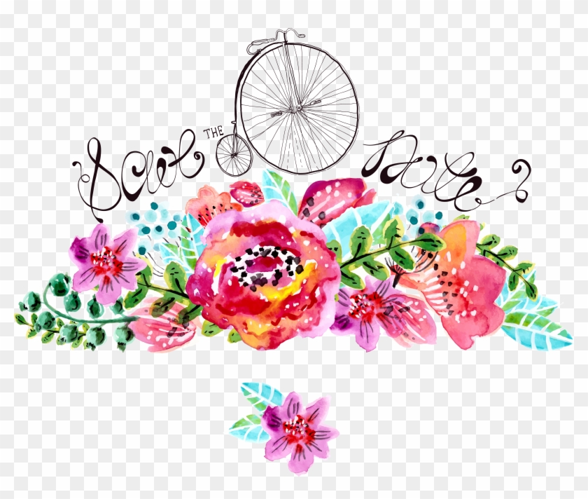 Watercolor Painting Flower Illustration - Vector Watercolour Flower Download Free #299314