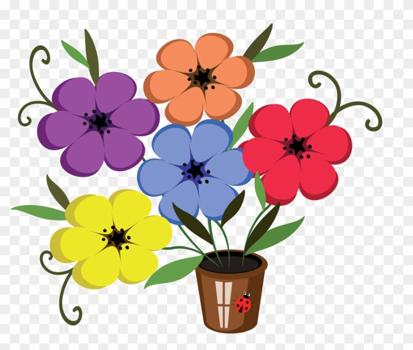 Flower Drawing Clip Art - Flower Drawing Clip Art #299425