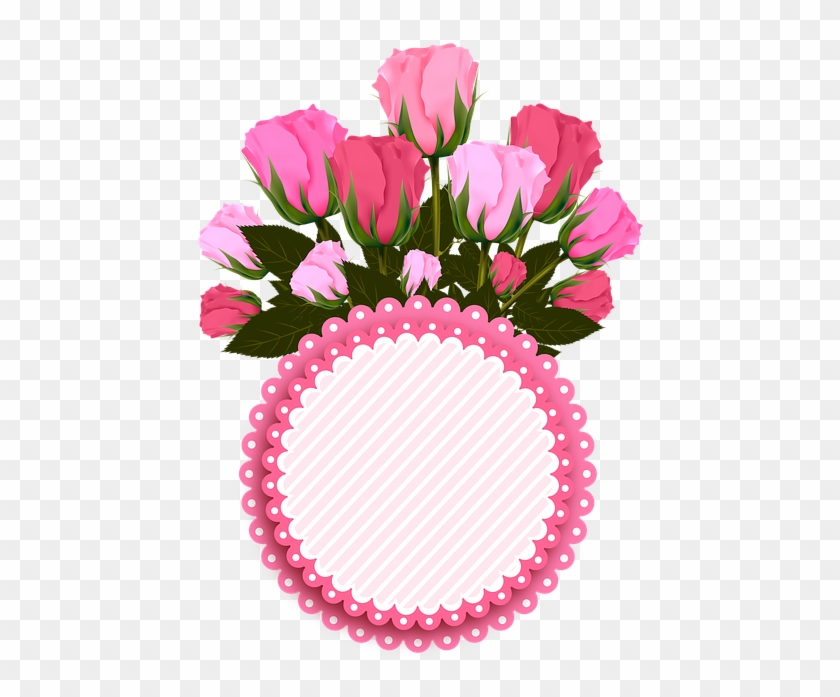 Flowers, Roses, Pink, Bouquet, Heart, Icon - Icon Bunga Png #299452