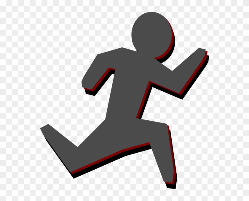 Stick Figure Running Drawing Clip Art - Stickman Running #299670