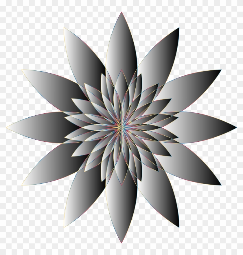 Chromatic Flower 16 No Background - Portable Network Graphics #299694