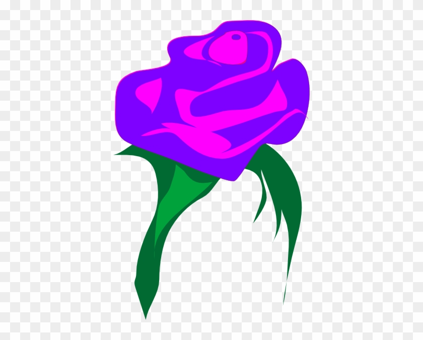 Purple Rose Clip Art - Clip Art #299836