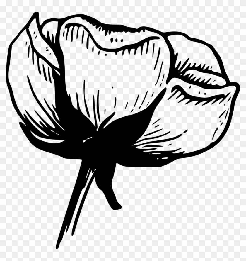 Apartment Large-size Flower Black And White Clip Art - Flower Animation Black And White #300014