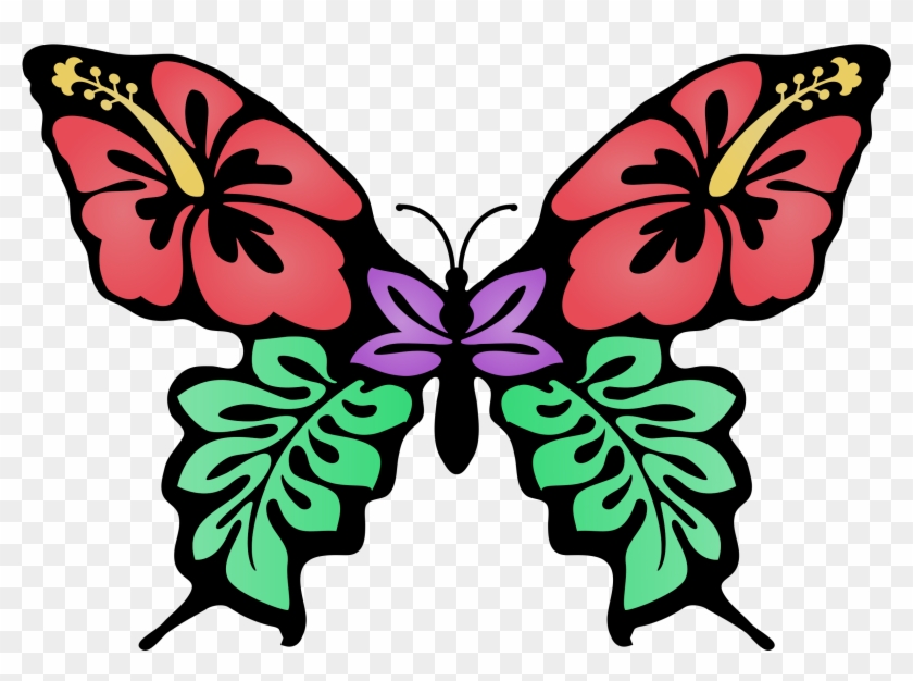 Butterfly Flower Colour - Butterfly Flower Colour #300086
