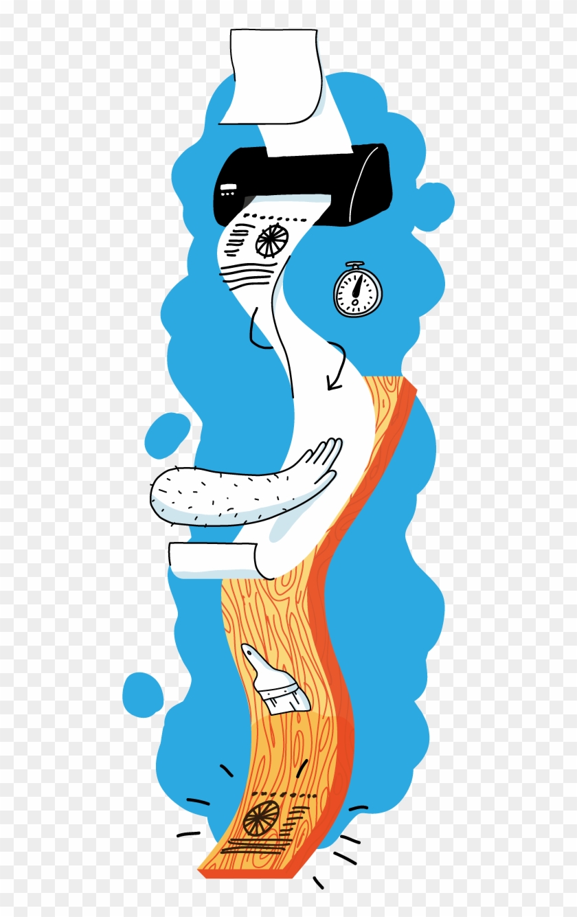 Editorial Illustration About Differences Of Using Inkjet - Printing #300107
