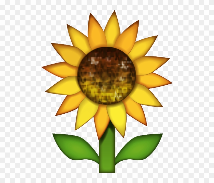 Sun Behind Cloud Emoji $0 - Sunflower Emoji Png #300232