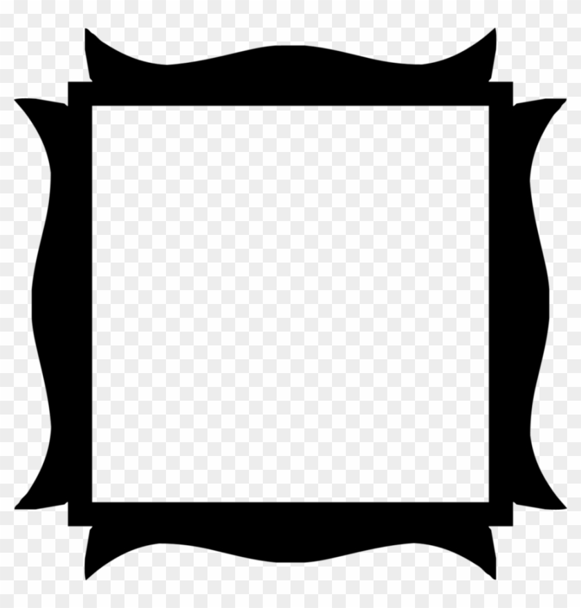 Square Black Frame Png - Vector Graphics #300539