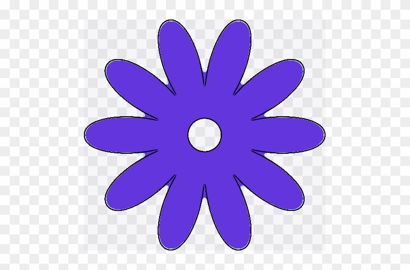 Image For Abstract Flower 4 Clip Art - Simple Flower Vector #300811