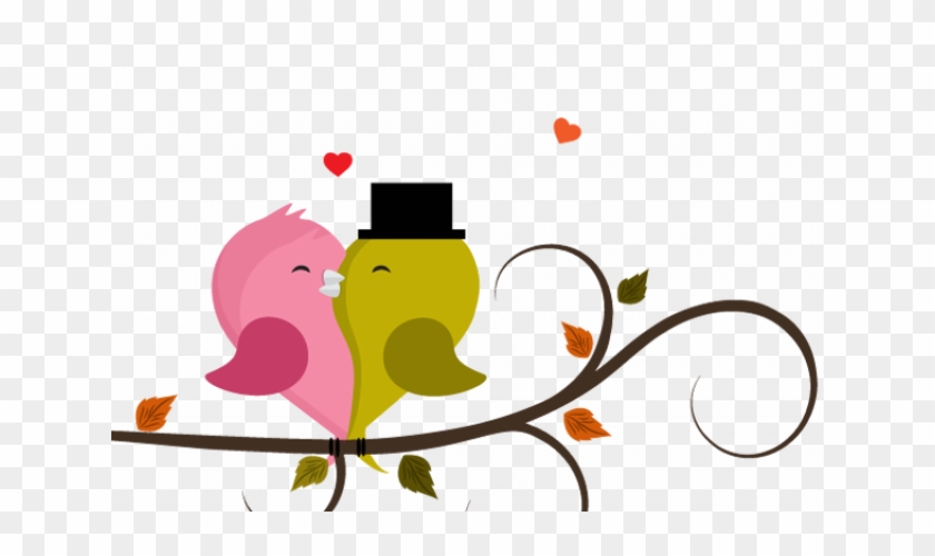 Cute Valentines Pics Of Birds Cuddling - Love Birds Cartoons #300871