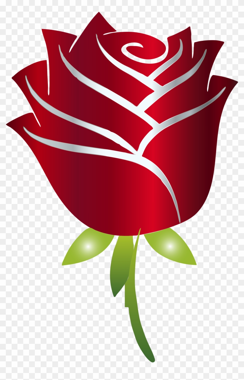 Big Image - Beauty And The Beast Rose Svg #300879