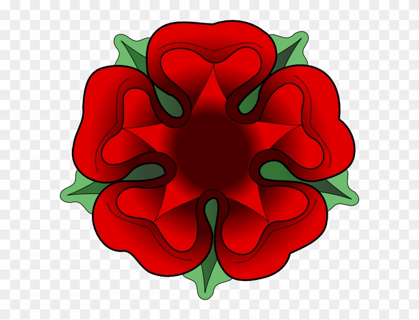 Rose Clipart Cartoon - Tudor Rose #301335