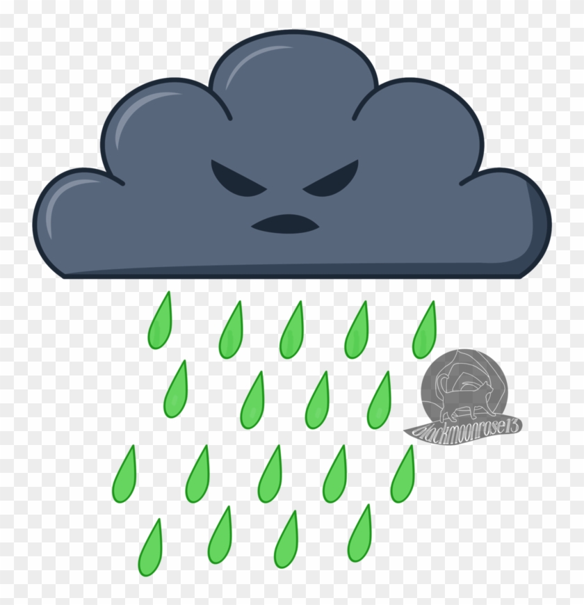 Acid Rain Cloud By Blackmoonrose13 On Deviantart - Acid Rain Cloud Cartoon #301800