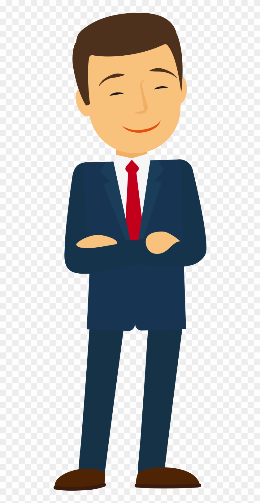 Illustration - Smiling Man - Man Vector Png #301899