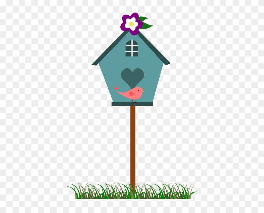 Bird House Clipart Cute - Birdhouse Clip Art #302056