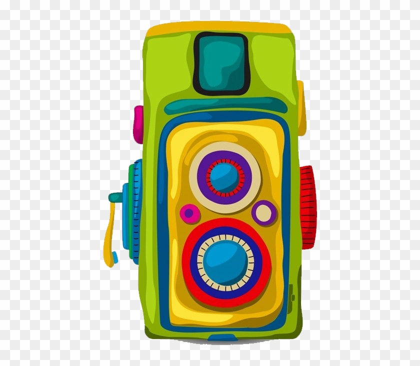 Camera Watercolor Painting Clip Art - Camera Watercolor Painting Clip Art #302655