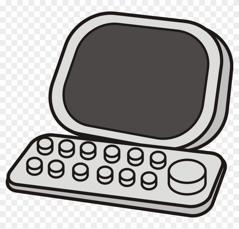 Free To Use Public Domain Home Clip Art - Retro Computer Icon #302954