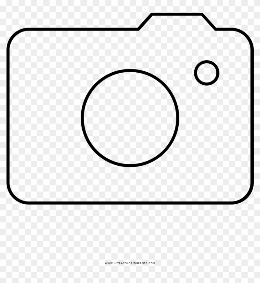 Drawing Coloring Book Camera Photography Line Art - Imagen De Camara Fotografica Para Colorear #303189