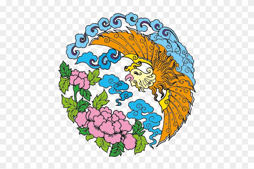 Fenghuang County Motif Clip Art - Fenghuang County Motif Clip Art #303429