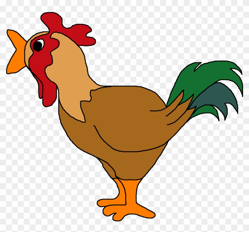 See Here Chicken Clipart Black And White Free Download - Rooster Clipart Free #303694