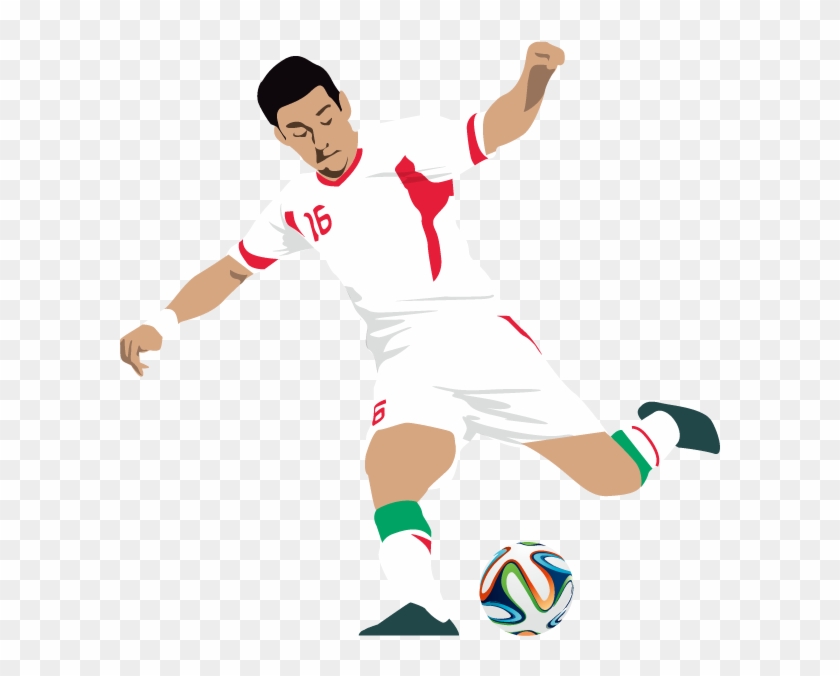 Football Scalable Vector Graphics Drawing Animation - Male Football Player Cartoon Png #304091