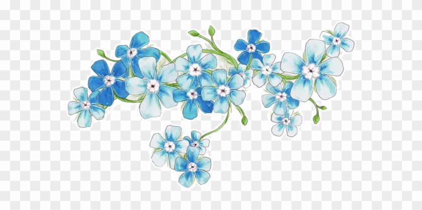 Blueflower By Olsikowa - Blue Flowers Transparent #304311