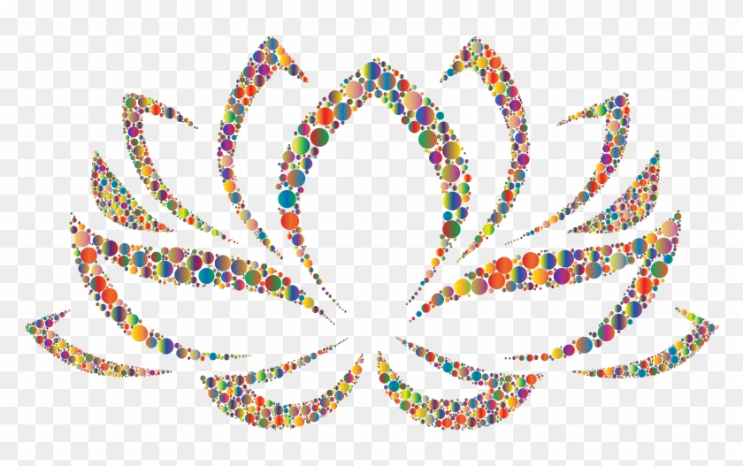 Clipart Colorful Lotus Flower Circles - Clipart Colorful Lotus Flower Circles #304524
