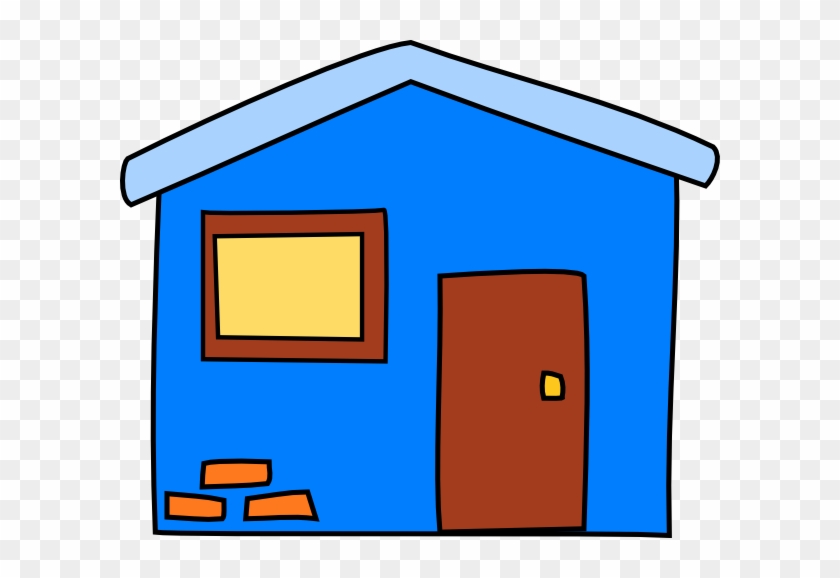 Blue House 2 Clip Art - Clip Art #304565