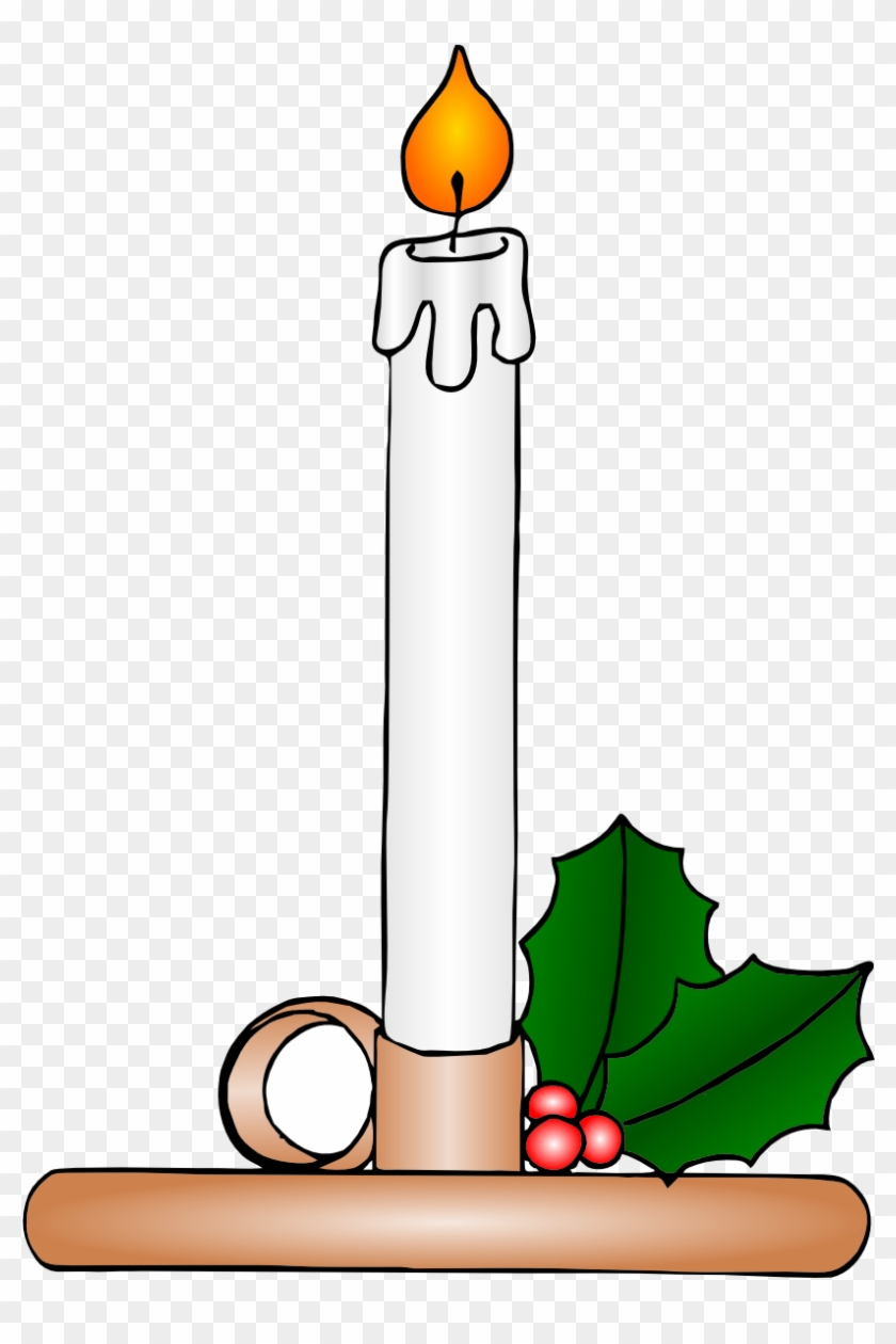 Gustavorezende Christmas Candle Scalable Vector Graphics - Clipart Candle #304611