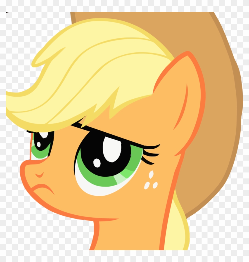 Confused Applejack Vector By Hnrvb Confused Applejack - Cartoon #304759
