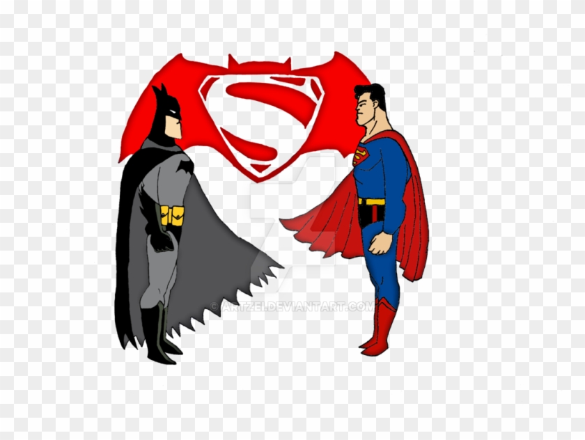 Batman V Superman Dcau Style By Artzei - Cartoon #305054