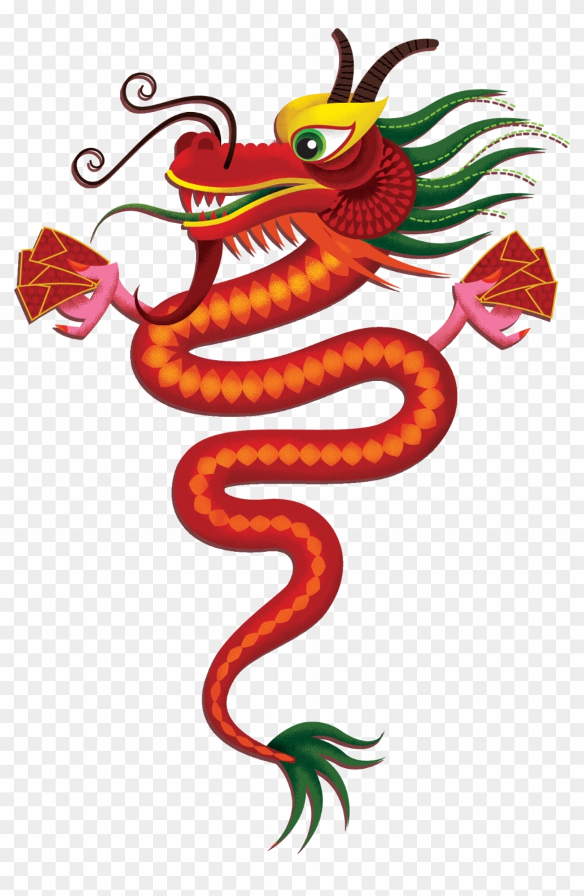 Dragon Red Clip Art - Dragon Red Clip Art #306000