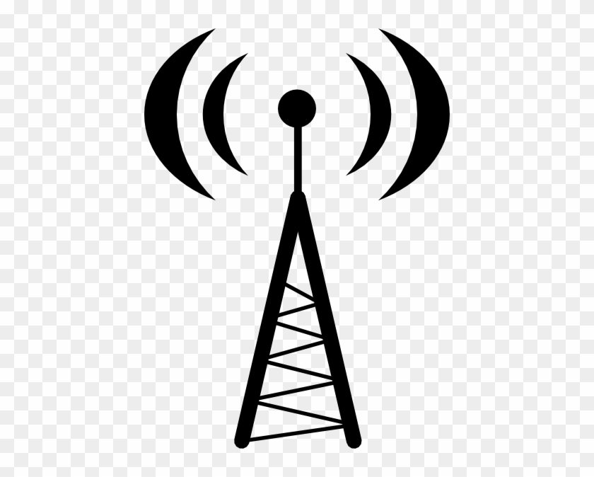 Free Vector Antena Or Hotspot Clip Art - Clipart Antena #305697