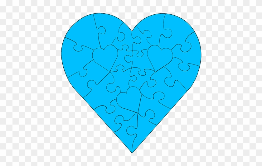 23 Piece Heart Shaped Puzzle - Puzzle #305804