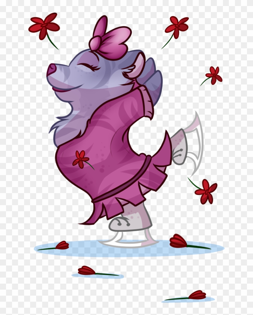 Ice Skating Nancy By Xhyperwolfx - Cartoon #306293