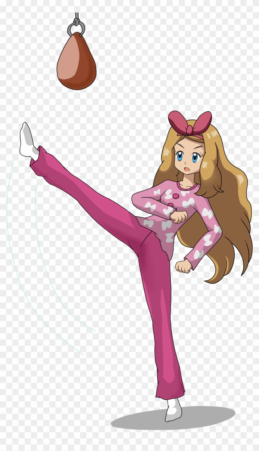 Leogomezart15 Serena Practicando Karate O No Se Que - Pokemon Karate Deviantart #306379