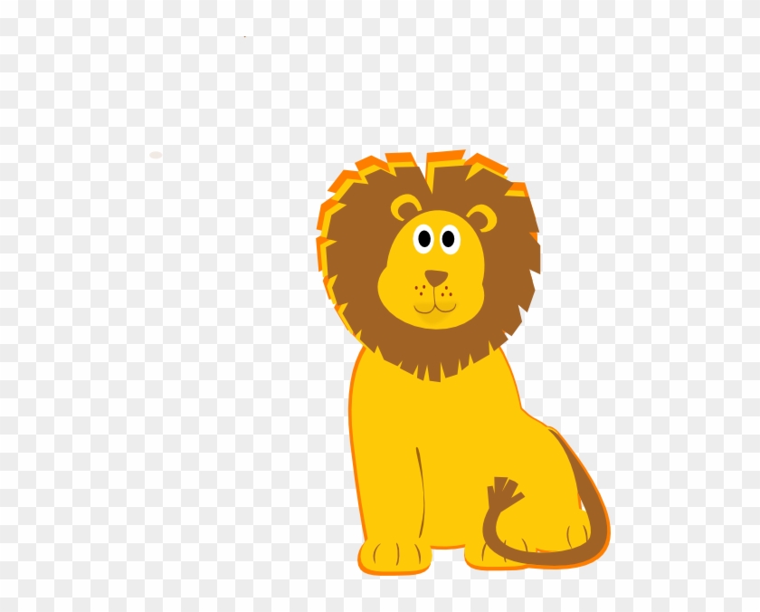 Cheap Square Shaped Pillowcase Linen Cartoon Lion Pattern #306395