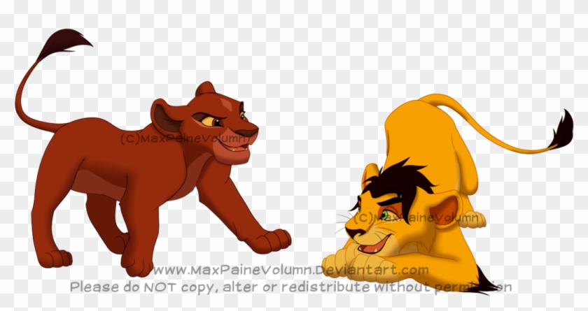 Cub Ahadi And Uru - Cartoon #306675