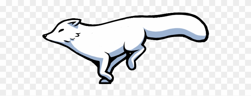 Polar Fox Clipart Animated Pencil And In Color Polar - Arctic Fox #306873