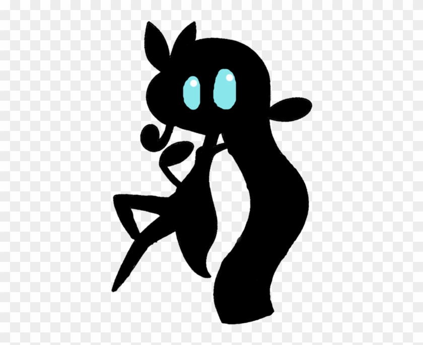 Meloetta Silhouette By Foxcentral - Cartoon #306929