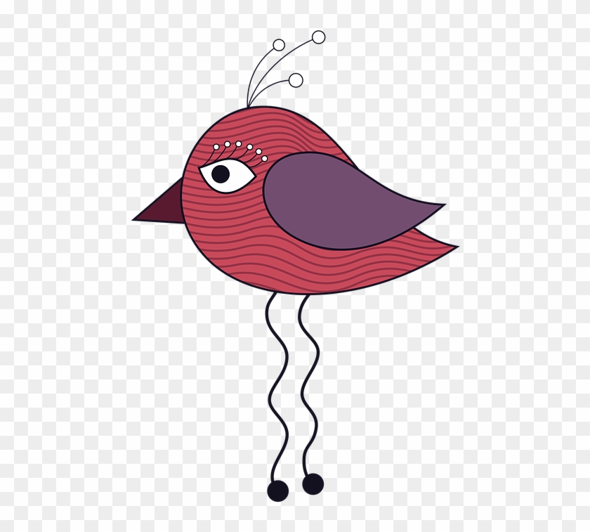 Aviary Birds Cliparts 8, Buy Clip Art - Pink #306967