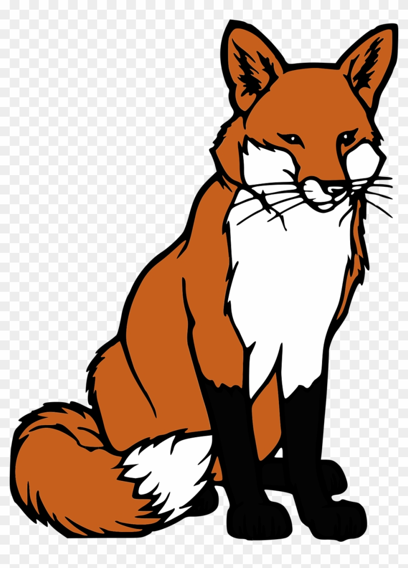Mammal Clipart Red Fox - Liška Png #306977