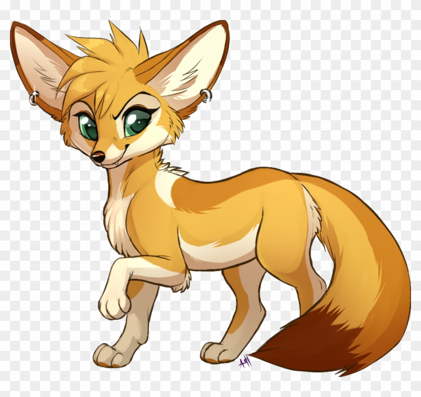 Fennec Fox Clipart Kawaii - Fennec Fox Drawing Chibi #307054
