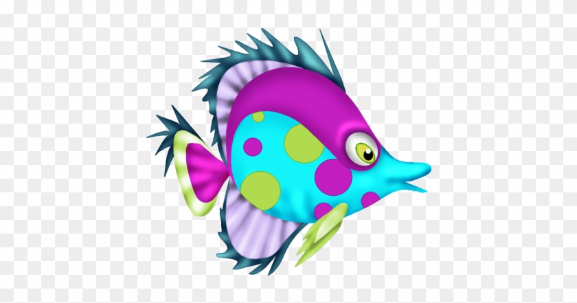 Cartoon Fish, Felt Animals, Sea Creatures, Rainbow - Desenho De Peixe Colorido Para Imprimir #307109