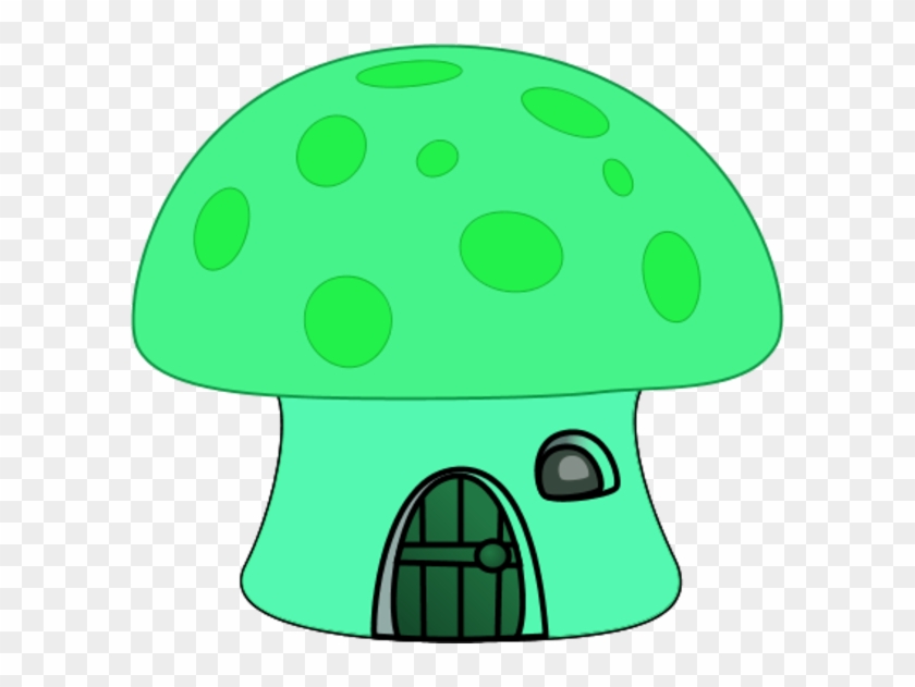 Orange - Mushroom Houses Clipart #307122